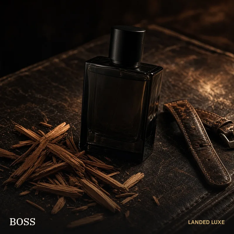Illustrative scene for BOSS Bottled Absolu Parfum Intense for Him 50ml – not the actual product