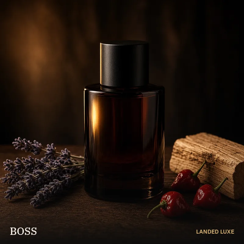 Illustrative scene for BOSS The Scent Elixir for Him 50ml – not the actual product