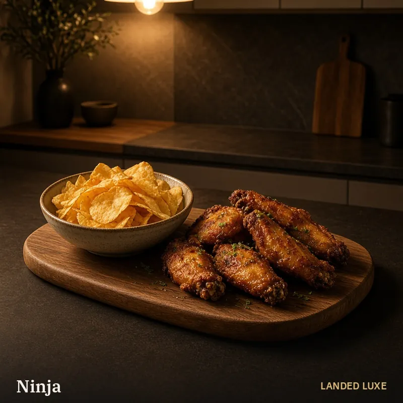 Illustrative scene for Ninja MAX Dual Zone 9.5L Air Fryer DZ400UK – not the actual product